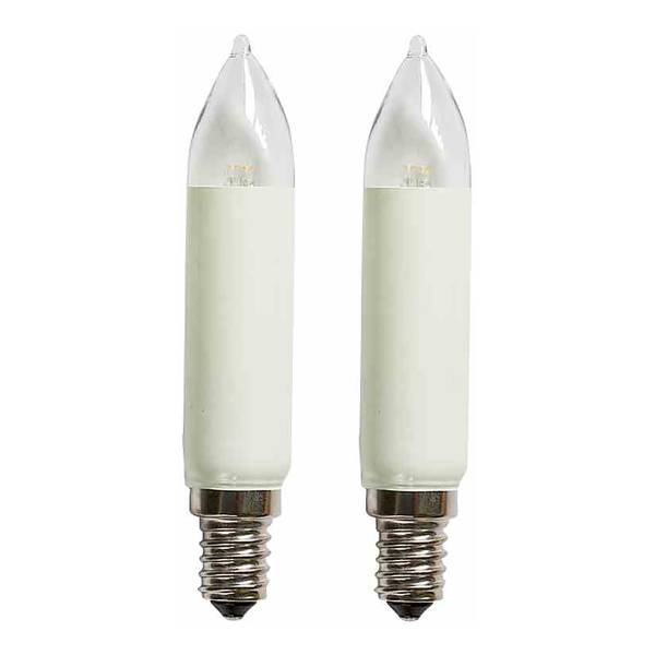 Schaftlampe Smeia 2er-Set PVC - Weiß