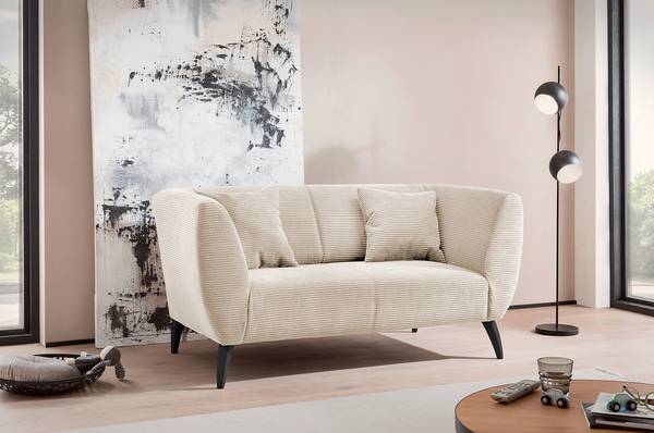 Divano a 3 posti Encor Velluto a coste Duana: beige