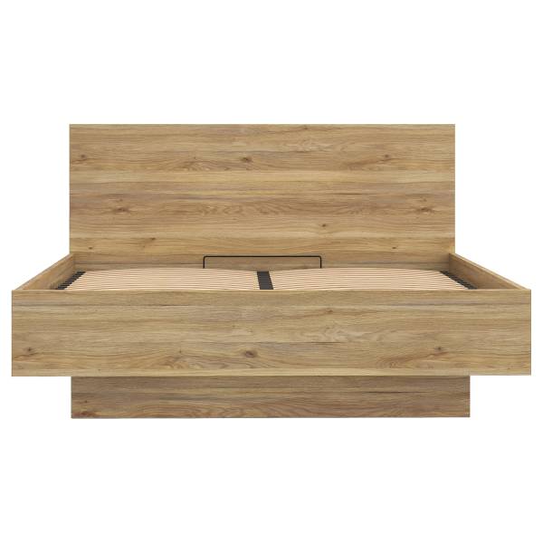 Bedframe Peradam Mauvella eikenhouten look