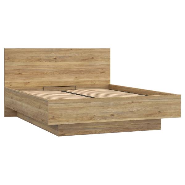 Bedframe Peradam Mauvella eikenhouten look