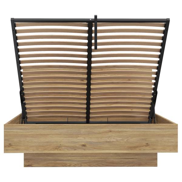 Bedframe Peradam Mauvella eikenhouten look