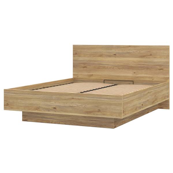Bedframe Peradam Mauvella eikenhouten look