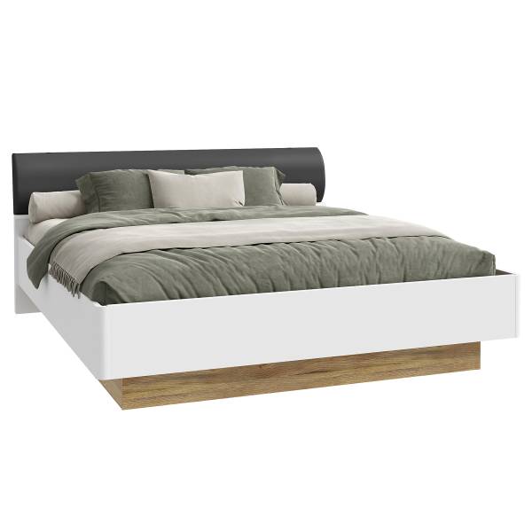 Struttura letto Mazanil Grigio / Bianco