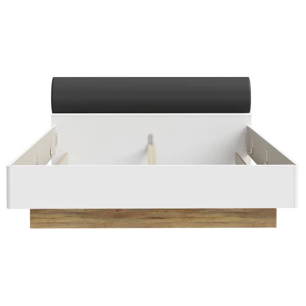 Struttura letto Mazanil Grigio / Bianco