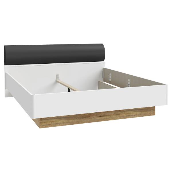 Struttura letto Mazanil Grigio / Bianco