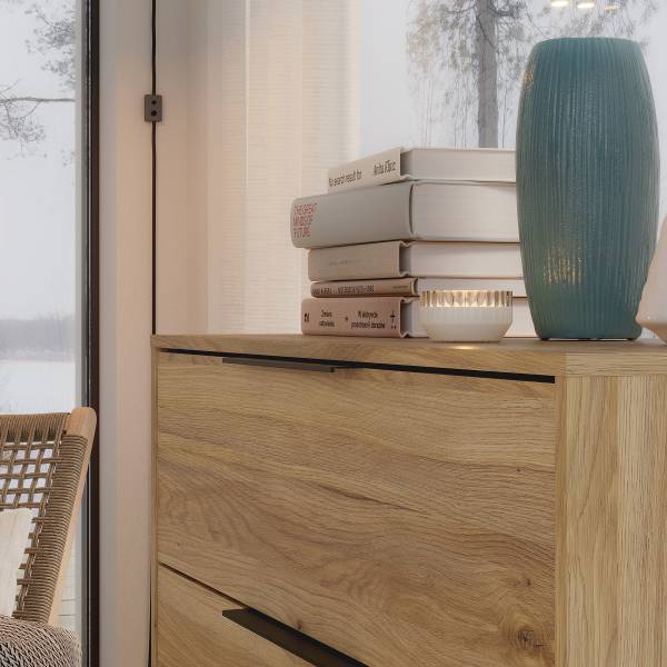 Comò Peradam Effetto rovere