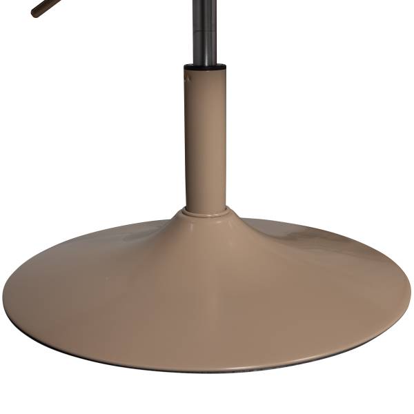 Drehbarer Armlehnenstuhl Marten Typ A Beige - Chenille - Eisen - 70 x 90 x 66 cm