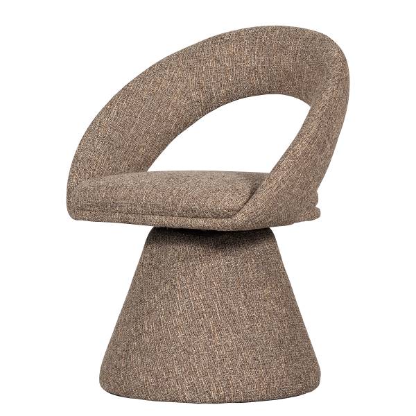 Drehbarer Sessel Winter Hellbraun