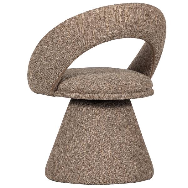 Drehbarer Sessel Winter Hellbraun