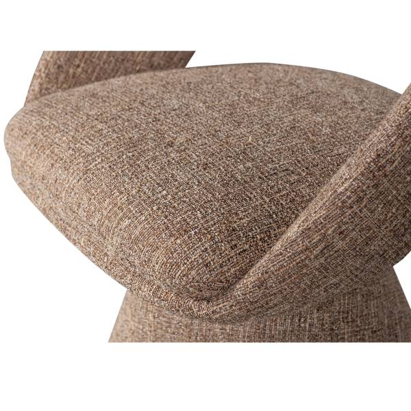 Drehbarer Sessel Winter Hellbraun