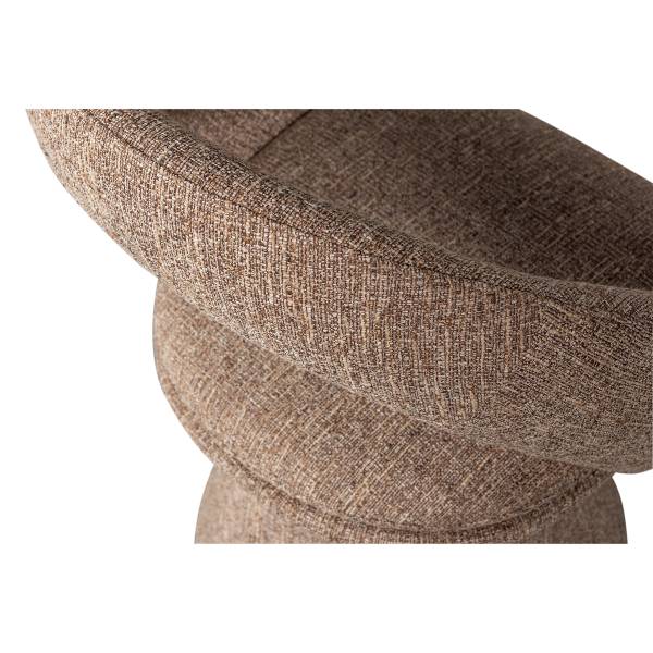 Drehbarer Sessel Winter Hellbraun