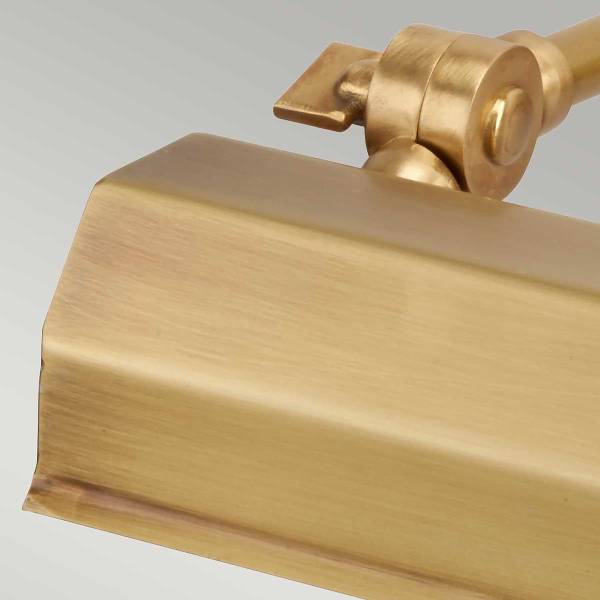 Lampada per quadri Chawton acciaio - Ottone