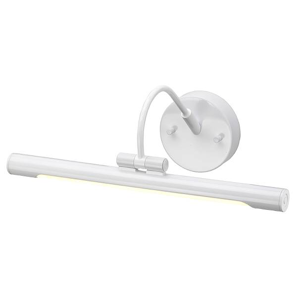 Bilderleuchte Alton Stahl - Weiß - Breite: 39 cm