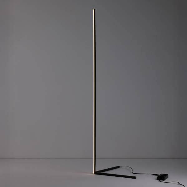 Lampadaire V-Line aluminium - noir
