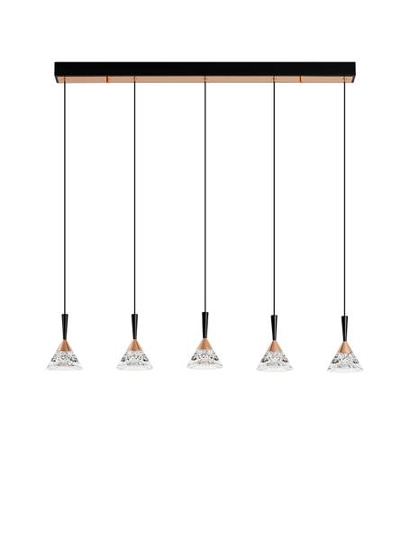 Pendelleuchte Paluz Typ B Aluminium / Acrylglas - Gold