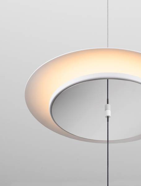 Plafondlamp Olos aluminium- wit/zwart - wit/zwart