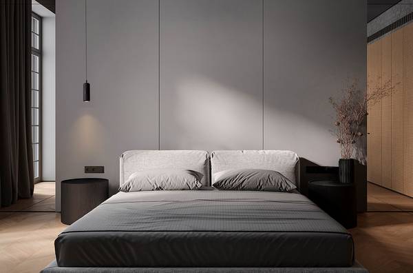 Suspension Holm aluminium - Noir