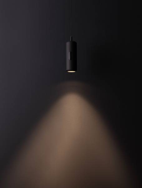 Suspension Holm aluminium - Noir