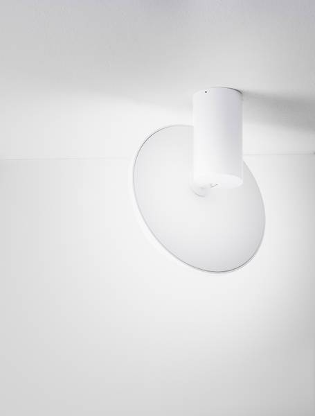 Deckenleuchte Ekei Typ B Aluminium - Weiß