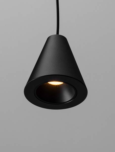 Pendelleuchte Irmos Aluminium - Schwarz