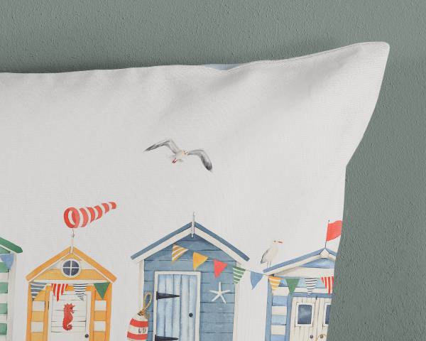 Biancheria per letto No.30860 Renforcé - Blu - 135 x 200 cm + cuscino 80 x 80 cm