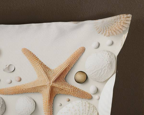 Biancheria per letto No.33260 Renforcé - Sabbia - 135 x 200 cm + cuscino 80 x 80 cm