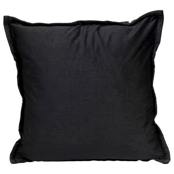 Dekokissen Melody Polyester - Schwarz / Weiß