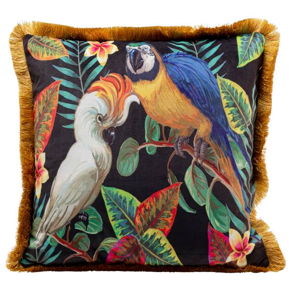 Dekokissen Birds Paradies Polyester - Multicolor