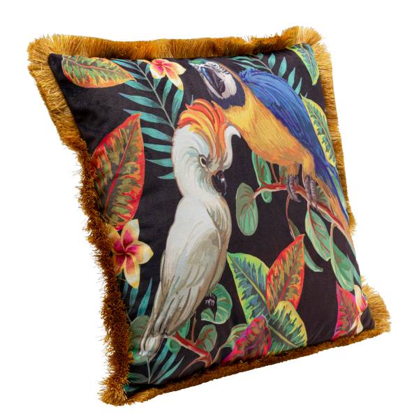 Dekokissen Birds Paradies Polyester - Multicolor