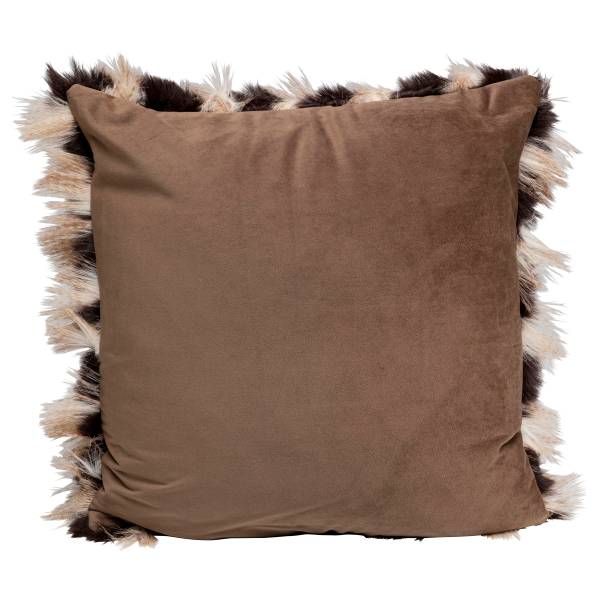Dekokissen Glammer Polyester - Schwarz / Creme