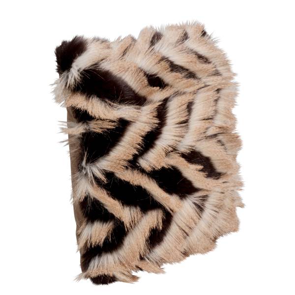 Dekokissen Glammer Polyester - Schwarz / Creme