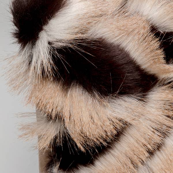 Dekokissen Glammer Polyester - Schwarz / Creme