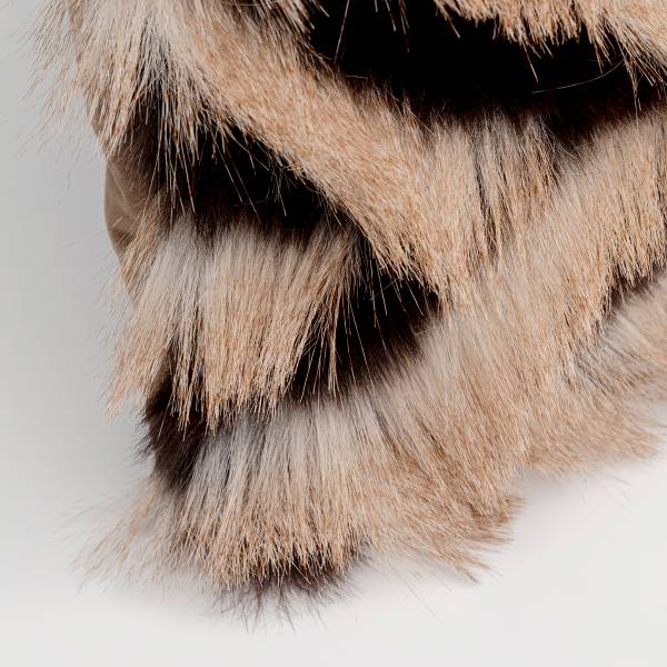 Dekokissen Glammer Polyester - Schwarz / Creme