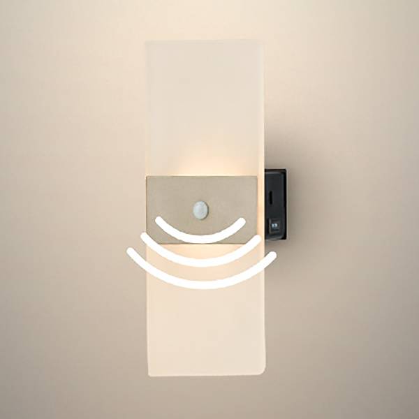 Akku LED-Wandleuchte Aura Gold