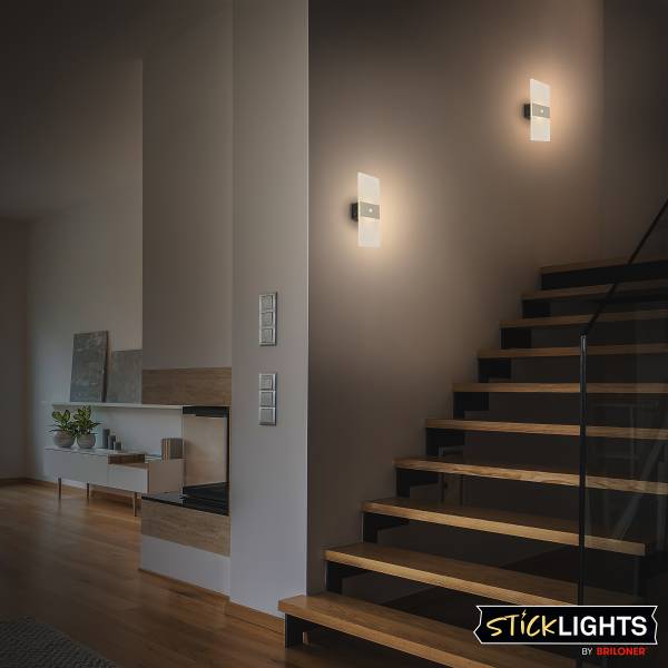 Akku LED-Wandleuchte Aura Gold