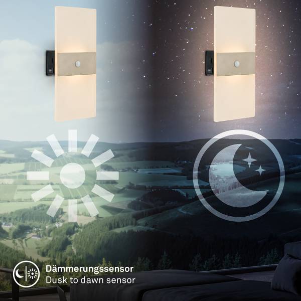 Akku LED-Wandleuchte Aura Gold