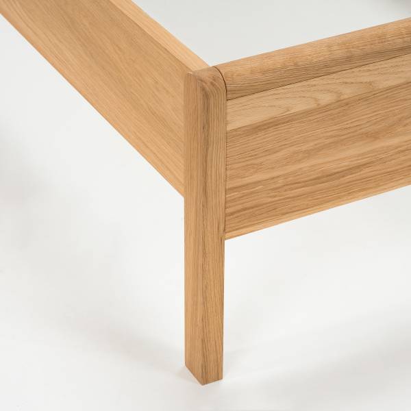 Massivholzbett NARRO Cremeweiß - 180 x 200cm