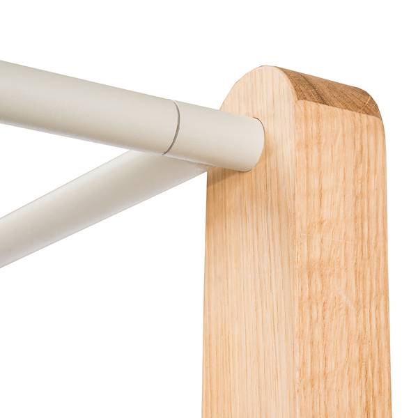 Letto a baldacchino NOLBY Color bianco crema