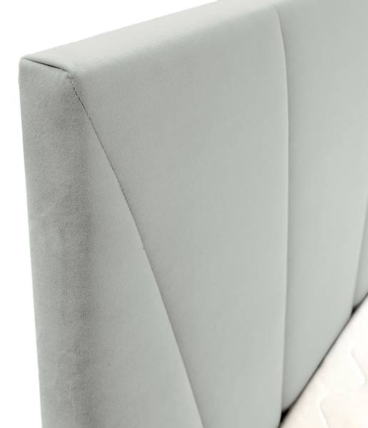 Boxbett Ranejo Samt Vaia: Hellgrau