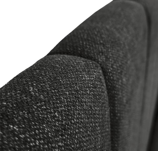 Logeerbed Nawiko Geweven stof Genia: antracietkleurig