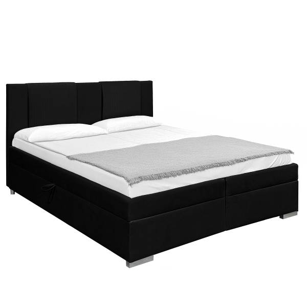 Boxbett Arabuni Samt Vaia: Schwarz