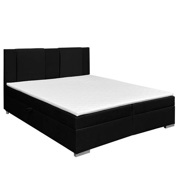 Boxbett Arabuni Samt Vaia: Schwarz