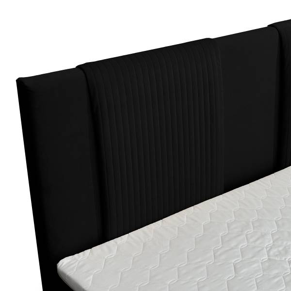 Boxbett Arabuni Samt Vaia: Schwarz