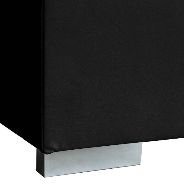 Boxbett Arabuni Samt Vaia: Schwarz