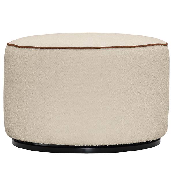 Drehbarer Pouf NILMA Bouclé