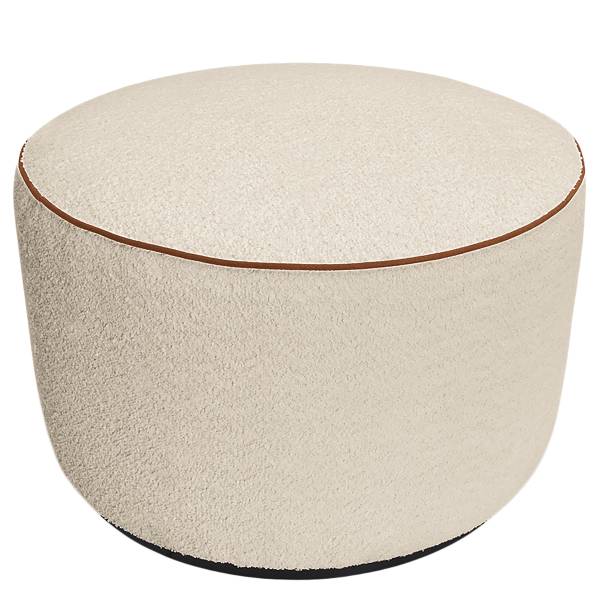 Drehbarer Pouf NILMA Bouclé