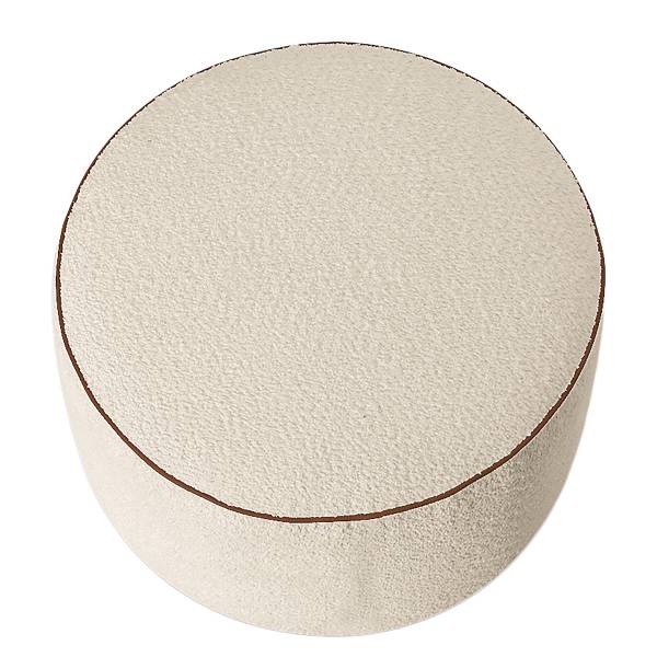 Drehbarer Pouf NILMA Bouclé