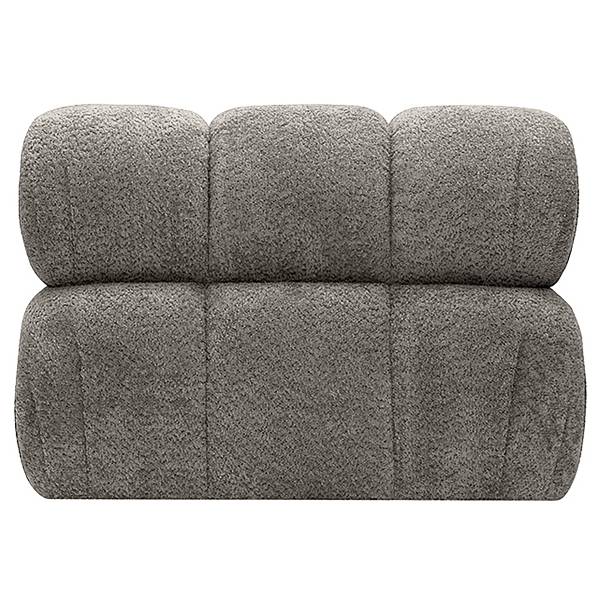 Sofaelement Sessel NYAH Bouclé Stoff Abby: Dunkelgrau