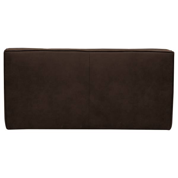 Canapé 2 places JUNEE Microfibre Rica: Marron foncé