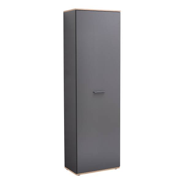 Garderobenschrank Bodini Anthrazit / Eiche Artisan Dekor